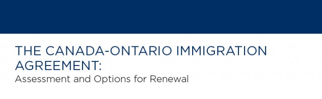 The Canada-Ontario Immigration Agreement