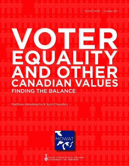 voter equality and other canadian
