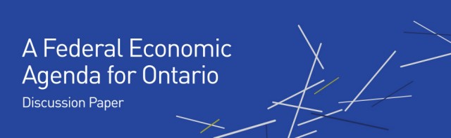 A Federal Economic Agenda for Ontario
