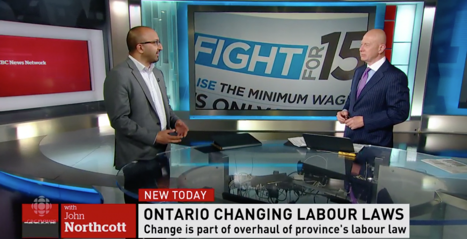Ontario to raise minimum wage to $15 by 2019