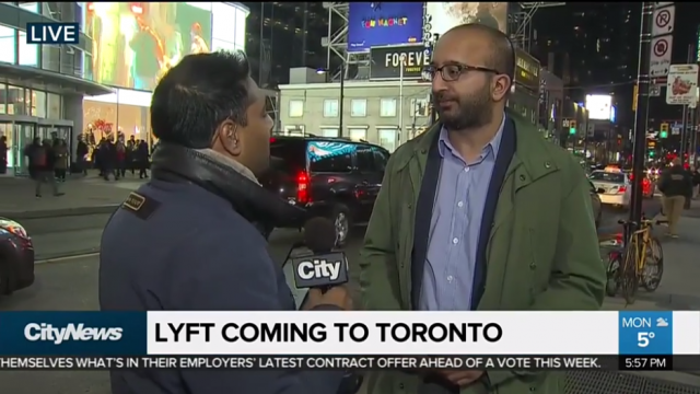 Sunil Johal chats with CityNews about Lyft expanding to Toronto market