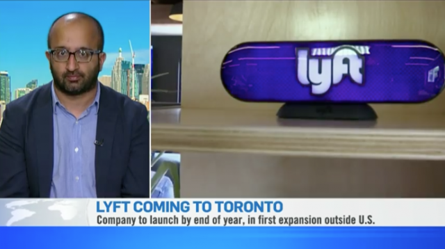 Lyft ride-sharing service expanding to Toronto