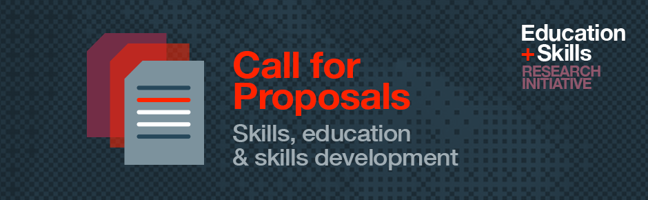 Call for Proposals: Skills, education & skills development